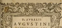 Picture 1 of 22 from D. Aurelii Augustini Hipponensis Episcopi, De Civitate Dei libri XXII veterum exemplarium collatione nunc demum castigagissimi facti (1596), leaf 4