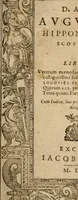 An illustration from D. Aurelii Augustini Hipponensis Episcopi, De Civitate Dei libri XXII veterum exemplarium collatione nunc demum castigagissimi facti (1596)