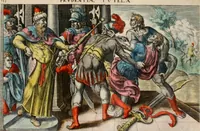 Picture 14 of 44 from David, hoc est virtutis exercitatissimae probatum Deo spectaculum, ex David pastoris, militis, regis, exulis, ac prophetae exemplis (1637), leaf 30