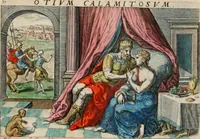 An illustration from David, hoc est virtutis exercitatissimae probatum Deo spectaculum, ex David pastoris, militis, regis, exulis, ac prophetae exemplis (1637)