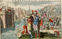 Picture 35 of 44 from David, hoc est virtutis exercitatissimae probatum Deo spectaculum, ex David pastoris, militis, regis, exulis, ac prophetae exemplis (1637), leaf 72