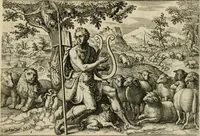 Picture 2 of 50 from David, hoc est, Virtvtis exercitatissimae probatvm deo spectacvlvm : ex David pastoris militis regis exvlis ac prophetae exemplis (1575), leaf 14