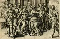 Picture 4 of 50 from David, hoc est, Virtvtis exercitatissimae probatvm deo spectacvlvm : ex David pastoris militis regis exvlis ac prophetae exemplis (1575), leaf 18