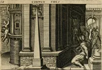 Picture 13 of 50 from David, hoc est, Virtvtis exercitatissimae probatvm deo spectacvlvm : ex David pastoris militis regis exvlis ac prophetae exemplis (1575), leaf 36
