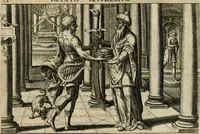 Picture 15 of 50 from David, hoc est, Virtvtis exercitatissimae probatvm deo spectacvlvm : ex David pastoris militis regis exvlis ac prophetae exemplis (1575), leaf 40