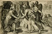 Picture 17 of 50 from David, hoc est, Virtvtis exercitatissimae probatvm deo spectacvlvm : ex David pastoris militis regis exvlis ac prophetae exemplis (1575), leaf 44