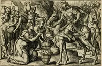 Picture 21 of 50 from David, hoc est, Virtvtis exercitatissimae probatvm deo spectacvlvm : ex David pastoris militis regis exvlis ac prophetae exemplis (1575), leaf 52