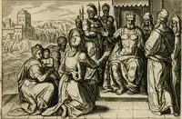 Picture 29 of 50 from David, hoc est, Virtvtis exercitatissimae probatvm deo spectacvlvm : ex David pastoris militis regis exvlis ac prophetae exemplis (1575), leaf 68