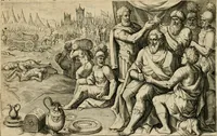 Picture 34 of 50 from David, hoc est, Virtvtis exercitatissimae probatvm deo spectacvlvm : ex David pastoris militis regis exvlis ac prophetae exemplis (1575), leaf 78