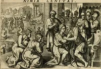 Picture 36 of 50 from David, hoc est, Virtvtis exercitatissimae probatvm deo spectacvlvm : ex David pastoris militis regis exvlis ac prophetae exemplis (1575), leaf 82