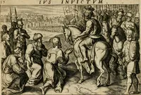 Picture 40 of 50 from David, hoc est, Virtvtis exercitatissimae probatvm deo spectacvlvm : ex David pastoris militis regis exvlis ac prophetae exemplis (1575), leaf 90