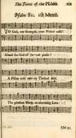 Picture 4 of 4 from The Psalms of David in English metre : translated from the original, and suited to all the tunes now sung in churches ; with the additions of several new (1698), leaf 47