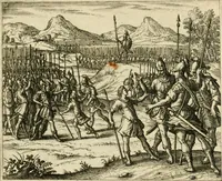 Picture 4 of 41 from David, virtvtis exercitatissimae probatum Deo spectaculum : ex Dauidis pastoris, militis, ducis, exsulis ac prophetae exemplis (1597), leaf 20