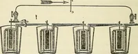 An illustration from Davis's manual of magnetism : including galvanism, magnetism, electro-magnetism, electro-dynamics, magneto-electricity, and thermo-electricity (1854)