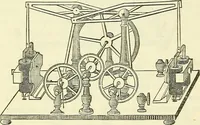 An illustration from Davis's manual of magnetism : including galvanism, magnetism, electro-magnetism, electro-dynamics, magneto-electricity, and thermo-electricity (1854)