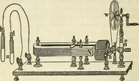 An illustration from Davis's manual of magnetism : including galvanism, magnetism, electro-magnetism, electro-dynamics, magneto-electricity, and thermo-electricity (1854)