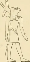 An illustration from The dawn of astronomy; a study of the temple-worship and mythology of the ancient Egyptians (1894)