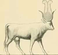 An illustration from The dawn of astronomy; a study of the temple-worship and mythology of the ancient Egyptians (1894)