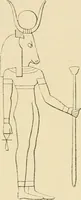 An illustration from The dawn of astronomy; a study of the temple-worship and mythology of the ancient Egyptians (1894)