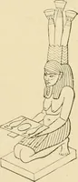 An illustration from The dawn of astronomy; a study of the temple-worship and mythology of the ancient Egyptians (1894)