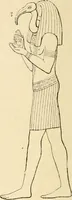 An illustration from The dawn of astronomy; a study of the temple-worship and mythology of the ancient Egyptians (1894)