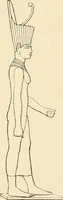 An illustration from The dawn of astronomy; a study of the temple-worship and mythology of the ancient Egyptians (1894)