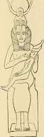 An illustration from The dawn of astronomy; a study of the temple-worship and mythology of the ancient Egyptians (1894)