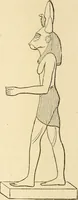 An illustration from The dawn of astronomy; a study of the temple-worship and mythology of the ancient Egyptians (1894)