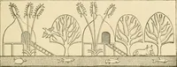 An illustration from The dawn of astronomy; a study of the temple-worship and mythology of the ancient Egyptians (1894)