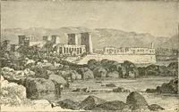 An illustration from The dawn of astronomy; a study of the temple-worship and mythology of the ancient Egyptians (1894)