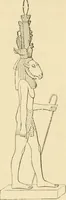 An illustration from The dawn of astronomy; a study of the temple-worship and mythology of the ancient Egyptians (1894)