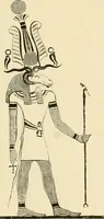 An illustration from The dawn of astronomy; a study of the temple-worship and mythology of the ancient Egyptians (1894)