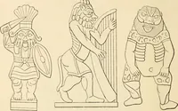 An illustration from The dawn of astronomy; a study of the temple-worship and mythology of the ancient Egyptians (1894)