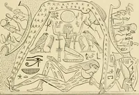 An illustration from The dawn of astronomy; a study of the temple-worship and mythology of the ancient Egyptians (1894)