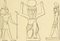 An illustration from The dawn of astronomy; a study of the temple-worship and mythology of the ancient Egyptians (1894)