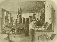An illustration from Débuts de l'imprimerie en France : l'Imprimerie nationale, l'Hôtel de Rohan (1905)