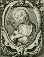 Picture 4 of 36 from D. Catharinae Senensis virginis Ss.mae Ord. Praedicatorum vita ac miracula selectiora formis aeneis expressa (1603), leaf 10