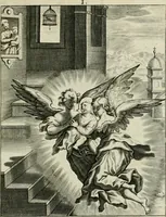 An illustration from D. Catharinae Senensis virginis Ss.mae Ord. Praedicatorum vita ac miracula selectiora formis aeneis expressa (1603)