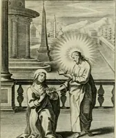 Picture 21 of 36 from D. Catharinae Senensis virginis Ss.mae Ord. Praedicatorum vita ac miracula selectiora formis aeneis expressa (1603), leaf 44