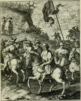 An illustration from D. Catharinae Senensis virginis Ss.mae Ord. Praedicatorum vita ac miracula selectiora formis aeneis expressa (1603)