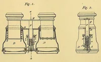 An illustration from Tanneguy - Opera Glasses with Quick Focus, German Patent 48806 of 1889 (1889)