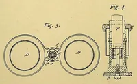 An illustration from Tanneguy - Opera Glasses with Quick Focus, German Patent 48806 of 1889 (1889)