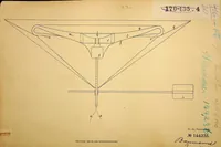An illustration from Baumann - Device for carrying objects by means of a wing in the air, German Patent 144236 of 1903 (1903)