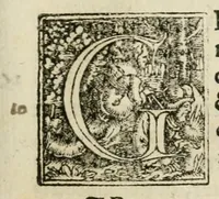 An illustration from De alchemia dialogi II. : quorum prior genuinam libroru Gebri sententiam, de industria ab authore celatam & figurato sermone inuolutam, retegit & certis argumentis probat : alter Raimundi Lullij Maioricani mysteria in lucem producit : quibus praemittuntur, Propositiones centum uiginti nouem, idem argumentum compendiosa breuitate complectentes (1548)