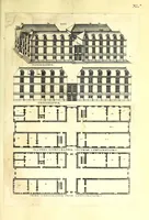Picture 22 of 45 from De architectura Iacobi Androuetii du Cerceau, opus : quo descriptae sunt aedificiorum quinquaginta planè dissimilium ichnographiae, in omnium non modò potentiorum, sed etiam mediocrium & tenuiorum gratia[m], quos aedificandi studium oblectat: adiunctâ vsus & commoditatis in habitationibus singulis expositione, vnà cum integra cuisque aedificij dimensione. Hûc accedit breuis explicatio de structurarum, quibus aedifica constant, dimensione per orgyiam, que Gallica est architectorum mensura, sex longa pedes: quâ certè methodo nemo non aedificia quaevis metiri, & futuri in aedificando sumptus rationem secum inire poterit .. (1559), leaf 117