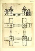 Picture 30 of 45 from De architectura Iacobi Androuetii du Cerceau, opus : quo descriptae sunt aedificiorum quinquaginta planè dissimilium ichnographiae, in omnium non modò potentiorum, sed etiam mediocrium & tenuiorum gratia[m], quos aedificandi studium oblectat: adiunctâ vsus & commoditatis in habitationibus singulis expositione, vnà cum integra cuisque aedificij dimensione. Hûc accedit breuis explicatio de structurarum, quibus aedifica constant, dimensione per orgyiam, que Gallica est architectorum mensura, sex longa pedes: quâ certè methodo nemo non aedificia quaevis metiri, & futuri in aedificando sumptus rationem secum inire poterit .. (1559), leaf 133