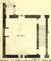 Picture 4 of 45 from De architectura Iacobi Androuetii du Cerceau, opus : quo descriptae sunt aedificiorum quinquaginta planè dissimilium ichnographiae, in omnium non modò potentiorum, sed etiam mediocrium & tenuiorum gratia[m], quos aedificandi studium oblectat: adiunctâ vsus & commoditatis in habitationibus singulis expositione, vnà cum integra cuisque aedificij dimensione. Hûc accedit breuis explicatio de structurarum, quibus aedifica constant, dimensione per orgyiam, que Gallica est architectorum mensura, sex longa pedes: quâ certè methodo nemo non aedificia quaevis metiri, & futuri in aedificando sumptus rationem secum inire poterit .. (1559), leaf 39