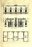 Picture 8 of 45 from De architectura Iacobi Androuetii du Cerceau, opus : quo descriptae sunt aedificiorum quinquaginta planè dissimilium ichnographiae, in omnium non modò potentiorum, sed etiam mediocrium & tenuiorum gratia[m], quos aedificandi studium oblectat: adiunctâ vsus & commoditatis in habitationibus singulis expositione, vnà cum integra cuisque aedificij dimensione. Hûc accedit breuis explicatio de structurarum, quibus aedifica constant, dimensione per orgyiam, que Gallica est architectorum mensura, sex longa pedes: quâ certè methodo nemo non aedificia quaevis metiri, & futuri in aedificando sumptus rationem secum inire poterit .. (1559), leaf 45