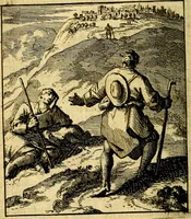 An illustration from De beginselen van Gods koninkryk in den mensch : uytgedrukt in verscheide zinne-beelden : als mede een Alleenspraake met God : benevens eenige Stigtelyke rymen (1738)