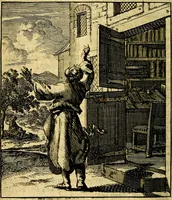 An illustration from De beginselen van Gods koninkryk in den mensch : uytgedrukt in verscheide zinne-beelden : als mede een Alleenspraake met God : benevens eenige Stigtelyke rymen (1738)